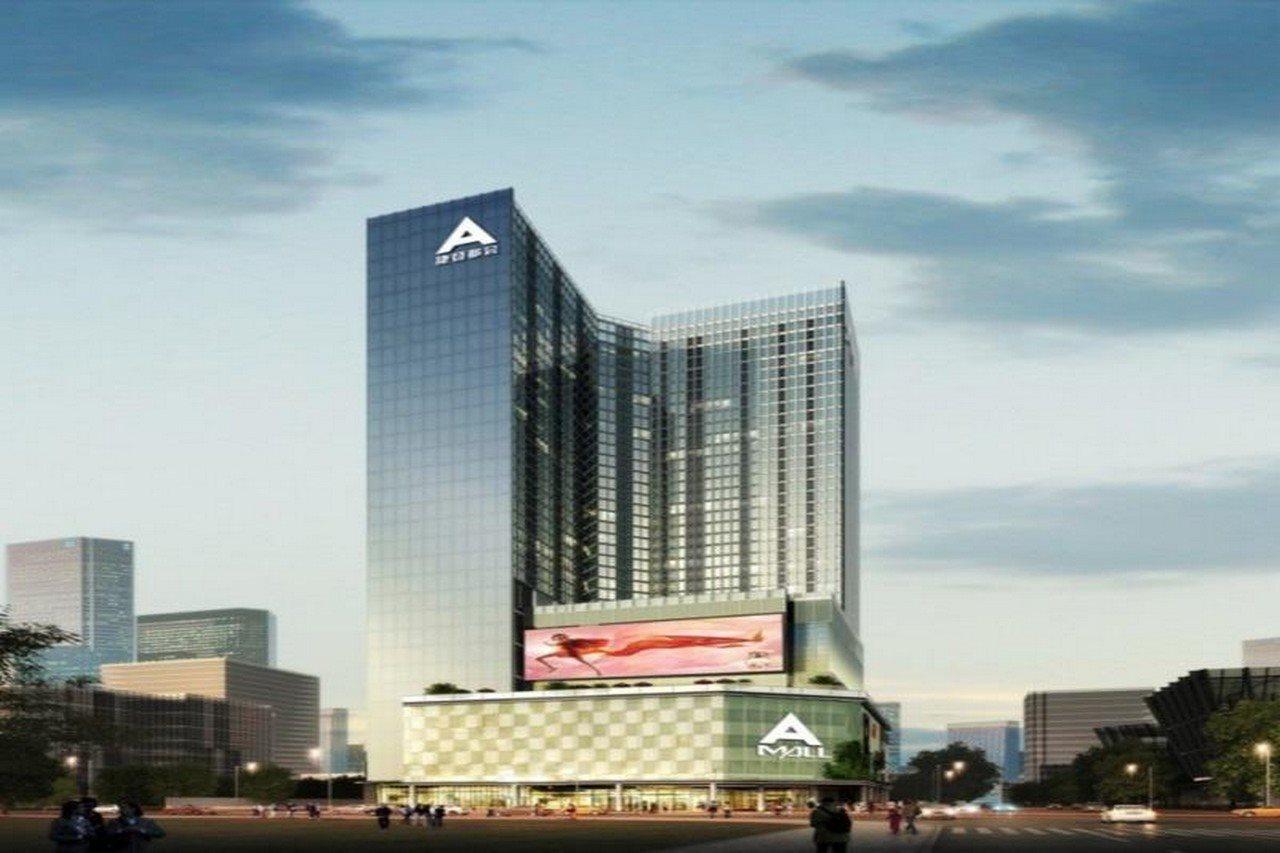 Aoyou International Apartment Hotel A Mall Brunch Cantão Exterior foto